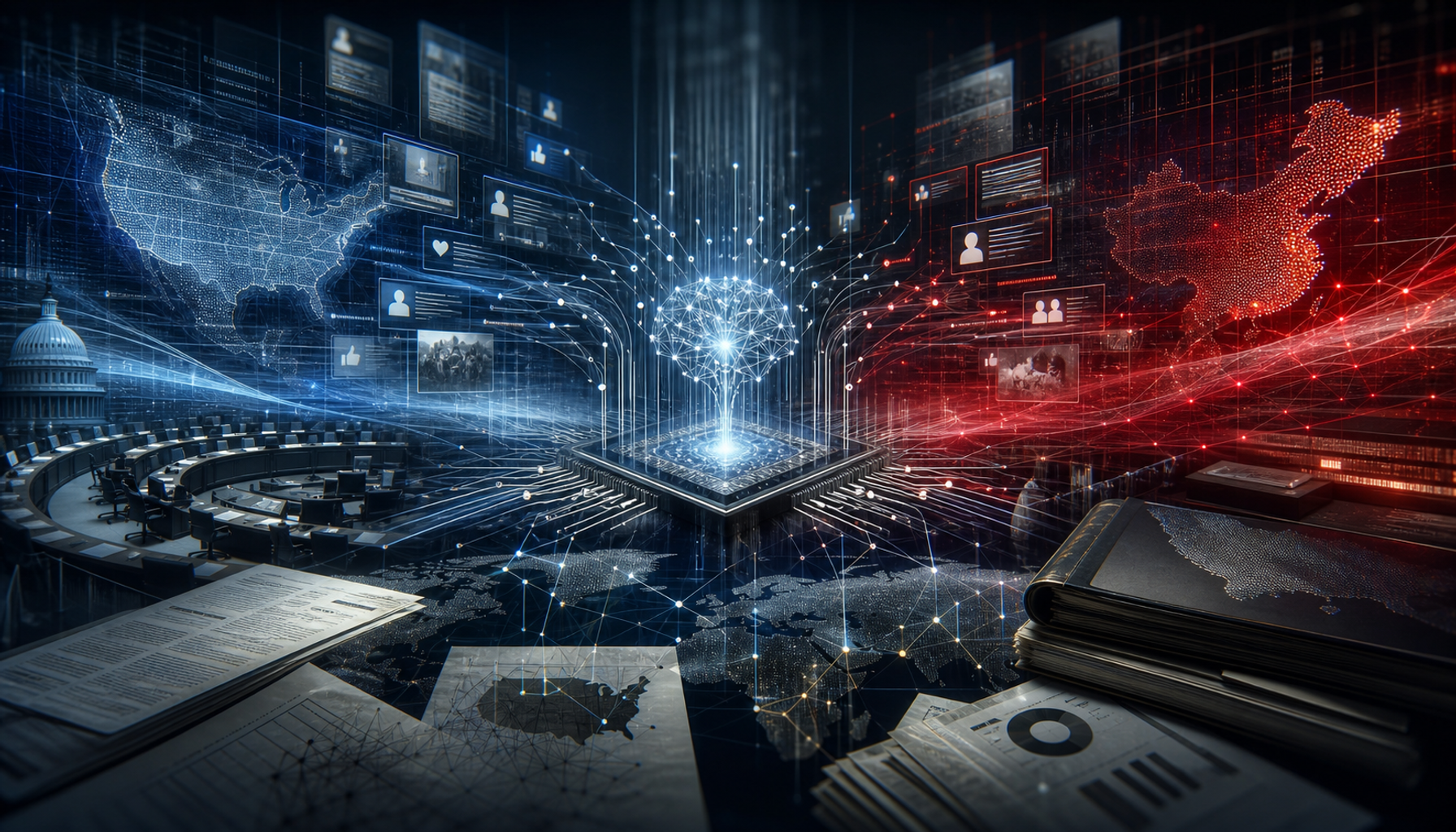 China's Influence Operations in U.S. AI Debates Uncovered
