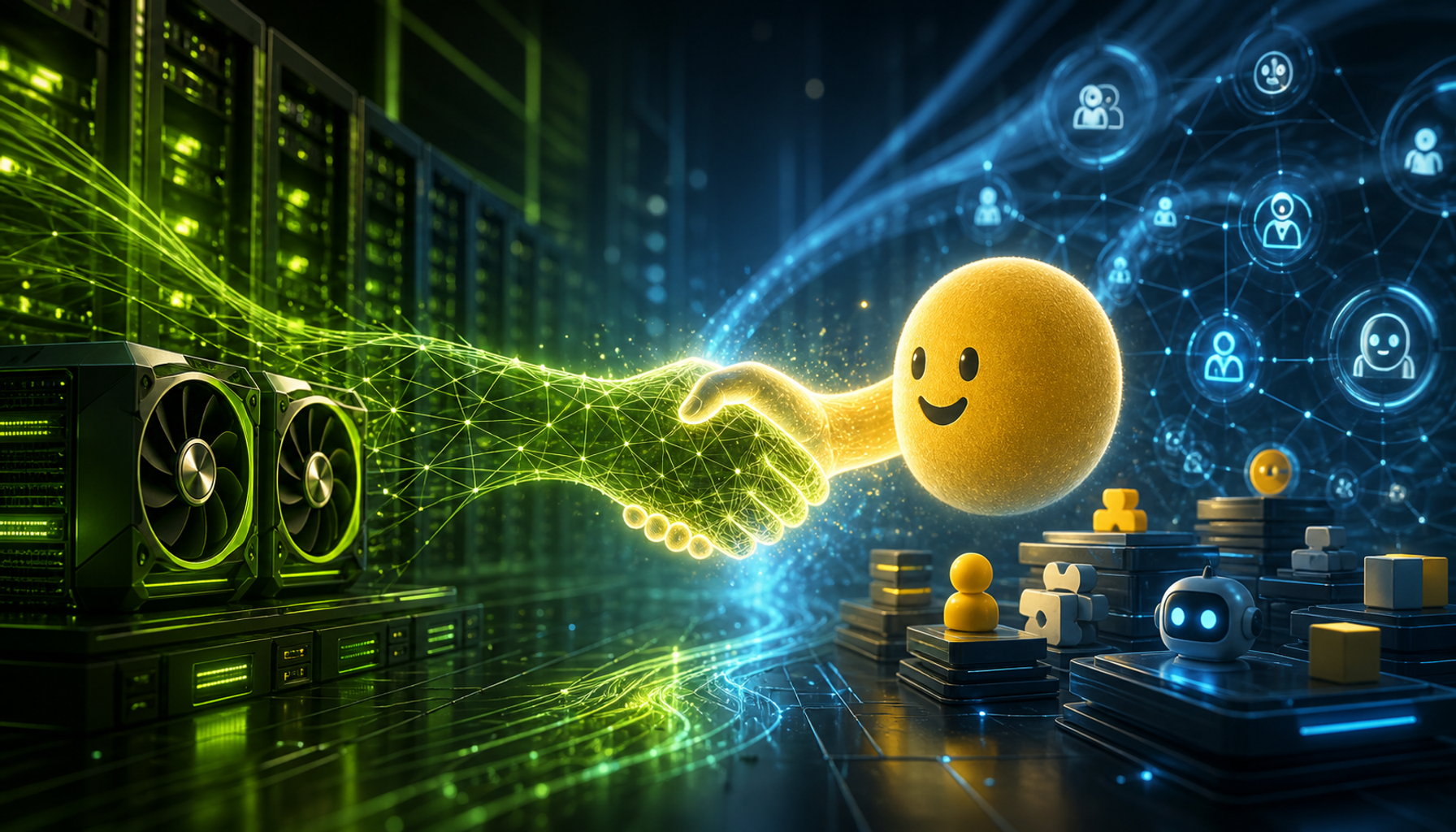 Nvidia's $12.9B Move to Acquire AI Leader Hugging Face